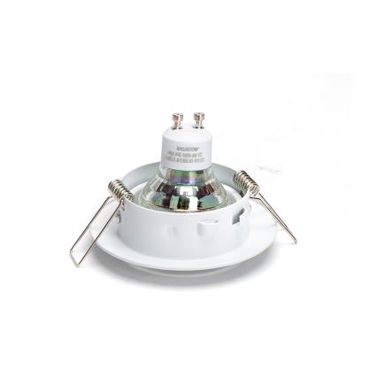 Aigostar - Set med 3 LED-infällda spotlights 1xGU10/4,5W/230V 3000K vit