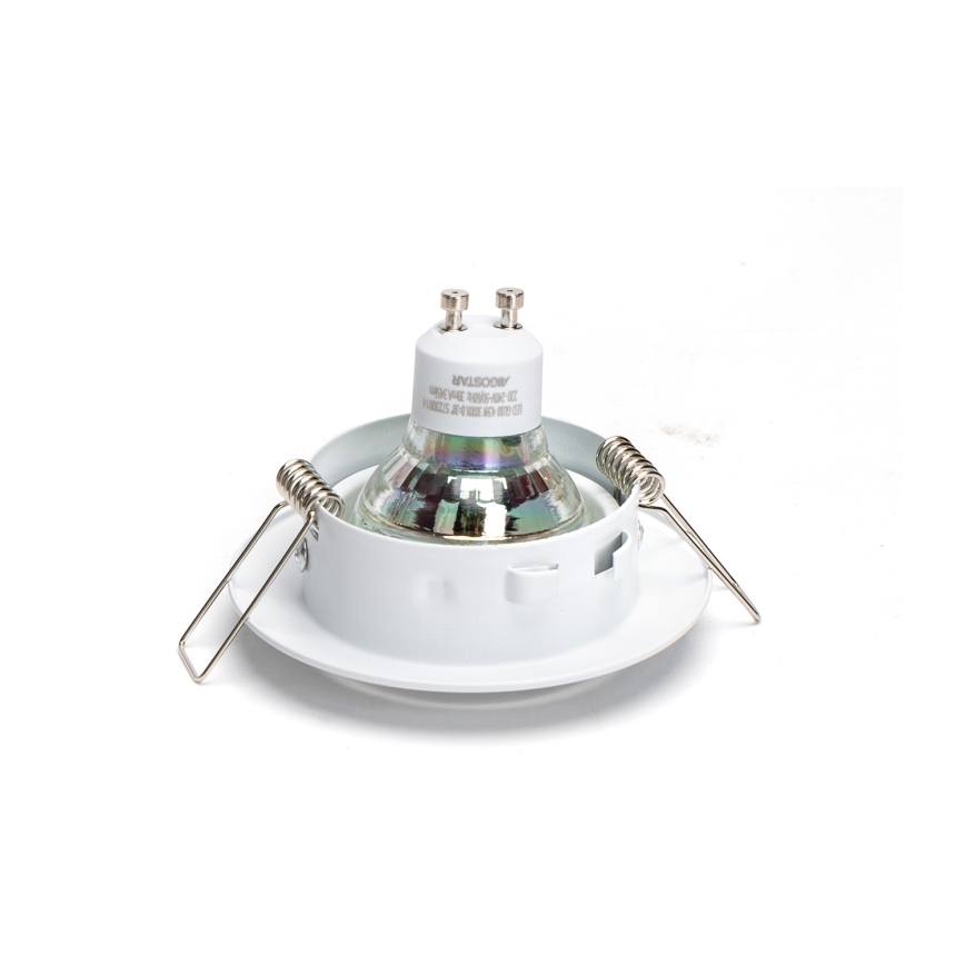 Aigostar - Set om 3 infällda LED-downlights 1xGU10/4,5W/230V 4000K vit