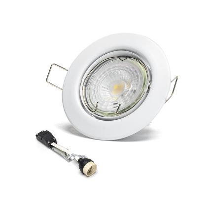 Aigostar - Set om 3 infällda LED-downlights 1xGU10/4,5W/230V 4000K vit
