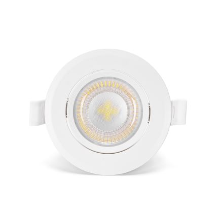 Aigostar - Set om 3 infällda LED-downlights LED/5W/230V 6500K Ø 8,5 cm vit