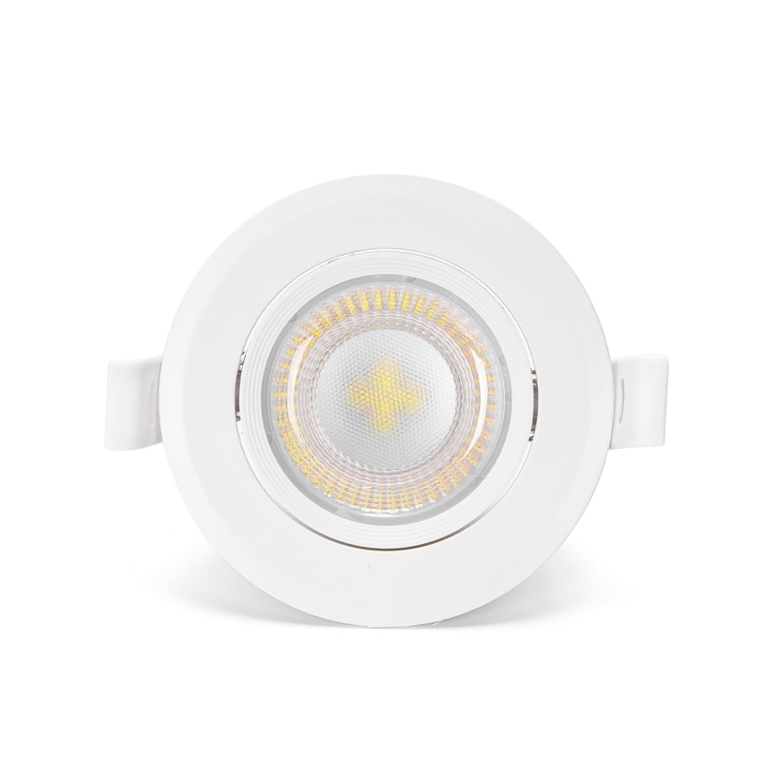 Aigostar - Set om 3 infällda LED-downlights LED/5W/230V 6500K Ø 8,5 cm vit