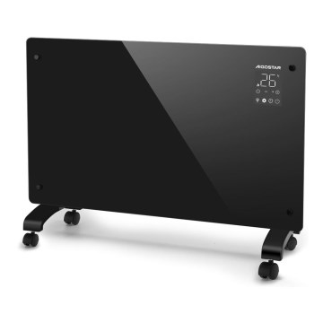 Aigostar - Smart elektrisk konvektor/direktvärmare med LCD-display ECO/1000/2000 W Wi‑Fi