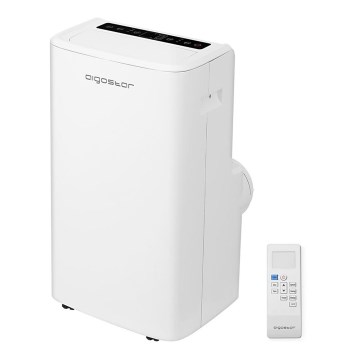 Aigostar - Smart portabel luftkonditionerare 1337W/230V 1200 BTU Wi-Fi vit + fjärrkontroll