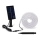 Aigostar - Solcellsdriven dimbar RGB LED-remsa, LED/1,6W/3,2V, 3+2m, IP65, 1800 mAh + fjärrkontroll