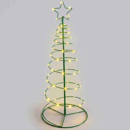 Aigostar - LED solcellsdriven juldekoration LED/0,59W/3,7V 100 cm IP65 130 mAh varmvit