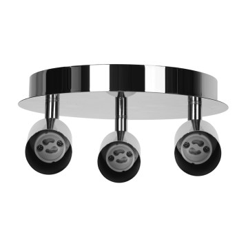 Aigostar - Spotlampa 3xGU10/60W/230V polerad krom