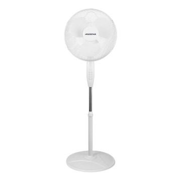 Aigostar - Stativfläkt 40W/230V 123 cm vit