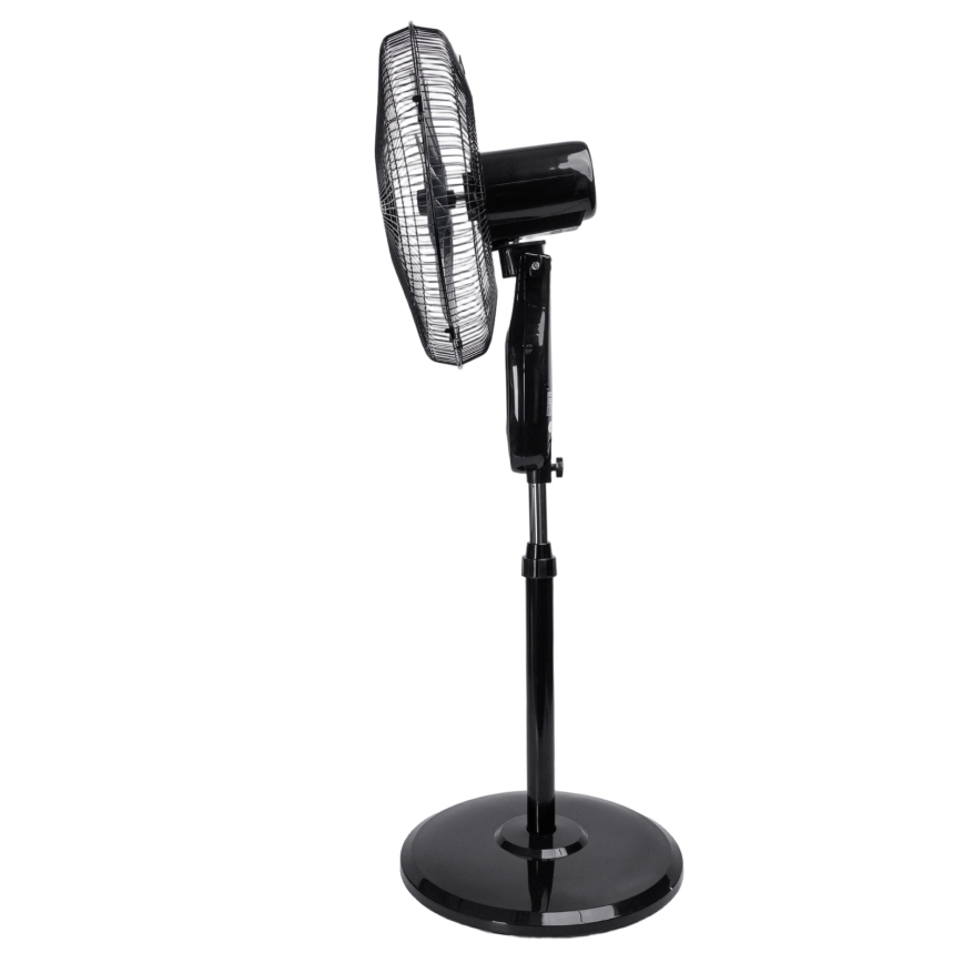 Aigostar - Stativfläkt 60W/230V 130 cm svart + fjärrkontroll