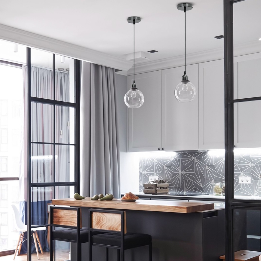 Aigostar - Strömkabel 1xE27/60W/230V antracit