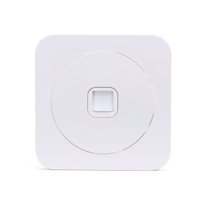 Aigostar - Telefonuttag med vit ram