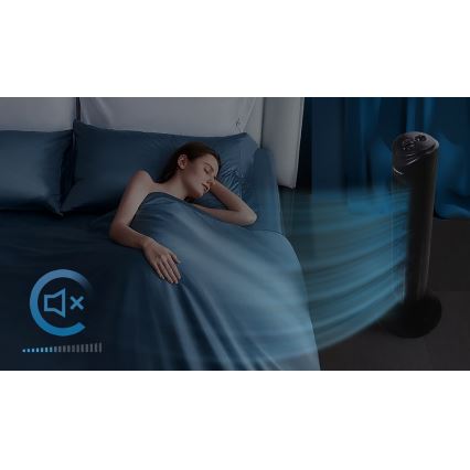 Aigostar - Torgfläkt 45W/230V svart