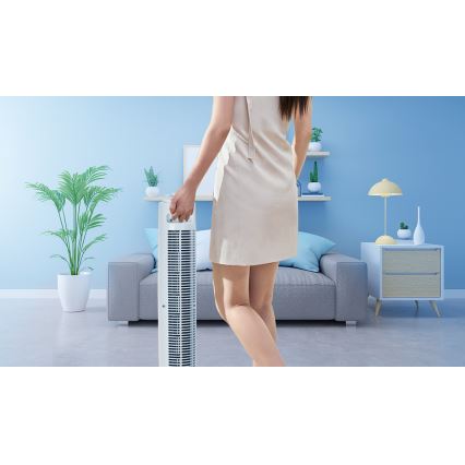 Aigostar - Torgfläkt 45W/230V vit