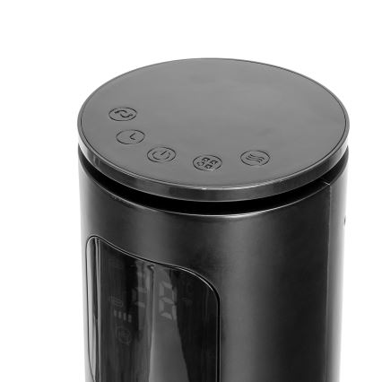 Aigostar - Torgfläkt 50W/230V svart Wi-Fi + fjärrkontroll