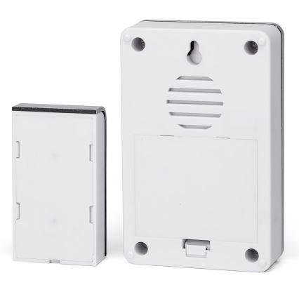 Aigostar - Trådlös dörrklocka 3xAA/12V IP44 silver