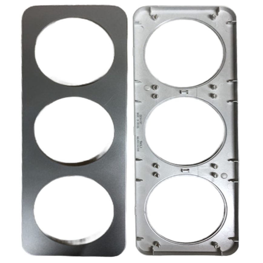 Aigostar - Tredubbel ram i plast, silver