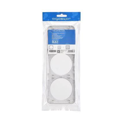 Aigostar - Tredubbel ram i plast, silver
