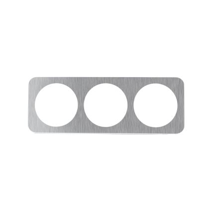 Aigostar - Trippelram i aluminium, silverfärgad