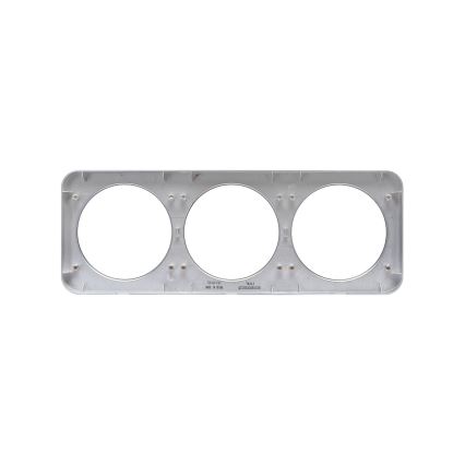 Aigostar - Trippelram i aluminium, silverfärgad