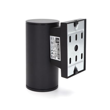 Aigostar - Vägglampa för utomhusbruk 1xGU10/230V svart IP65 rund