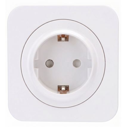 Aigostar - Vägguttag med ram SCHUKO 250V/16A vit