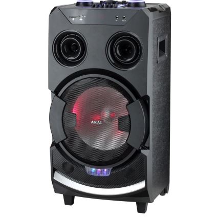 AKAI ABTS-112 - Trådlös högtalare 300W/230V 7000 mAh + fjärrkontroll
