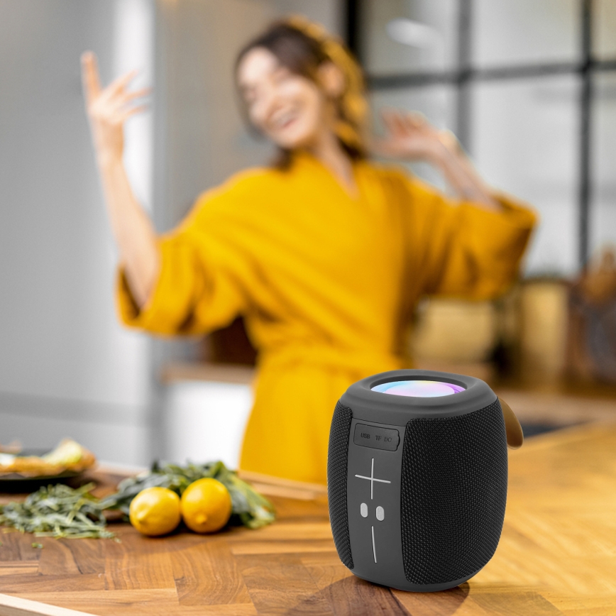 AKAI ABTS-V5 BL - Trådlös högtalare med mikrofon 3W/1200 mAh blå