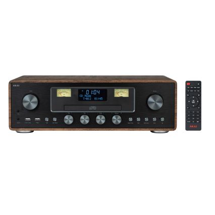 AKAI AM-100 RHAPSODY - Mikrosystem med CD/FM/DAB/AUX/USB/MP3 40W/230V + fjärrkontroll