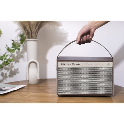 AKAI M5 THUNDER COFFEE - Trådlös högtalare 70W/8000 mAh