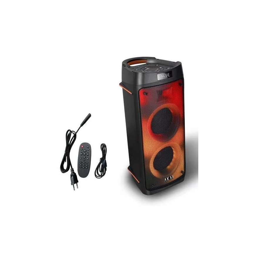 AKAI PARTY BOX 810 - Trådlös högtalare 65W/230V 5000 mAh + fjärrkontroll