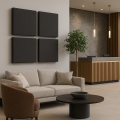 Akustikpanel SILENCE 58x58 cm antracit