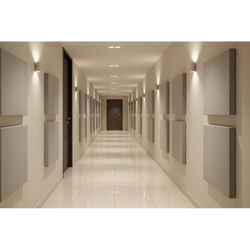 Akustisk panel SILENCE 58x58 cm grå