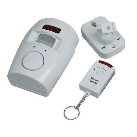 Alarm med sensor och fjärrkontroll 4xAA