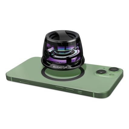 Aligator ABSMB01 - Magnetisk högtalare för MagSafe Mini Beat, 400 mAh, svart