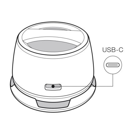 Aligator ABSMB01 - Magnetisk högtalare för MagSafe Mini Beat, 400 mAh, svart