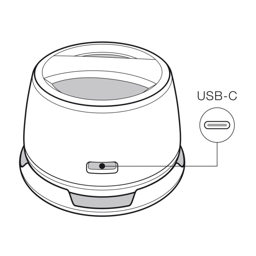 Aligator ABSMB01 - Magnetisk högtalare för MagSafe Mini Beat, 400 mAh, svart