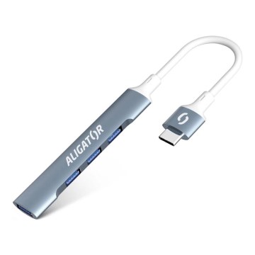 Aligator AHUB002 - USB-C-hubb 4-i-1