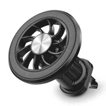 Aligator AMS06BK - Magnetisk bilhållare för telefon med MagSafe, svart