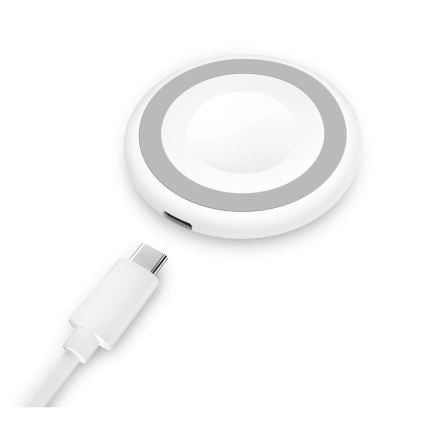 Aligator AMS08WT - Trådlös MagSafe-laddare 3-i-1, 15 W, vit
