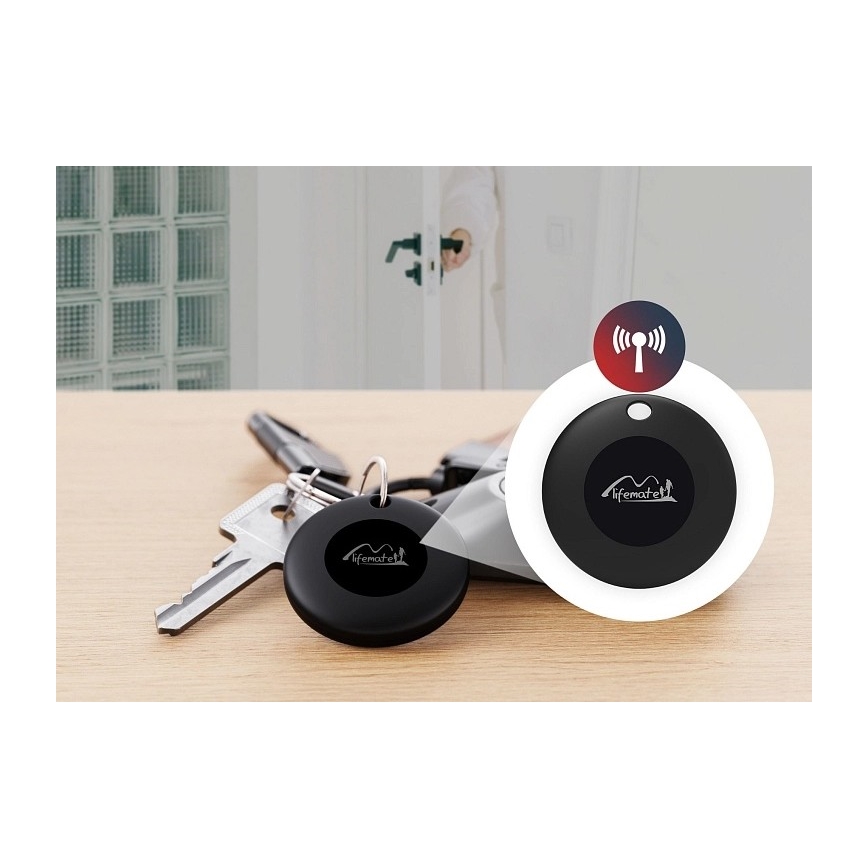 Aligator APD001 - Life Tag lokaliserare 1xCR2032 IP65 svart