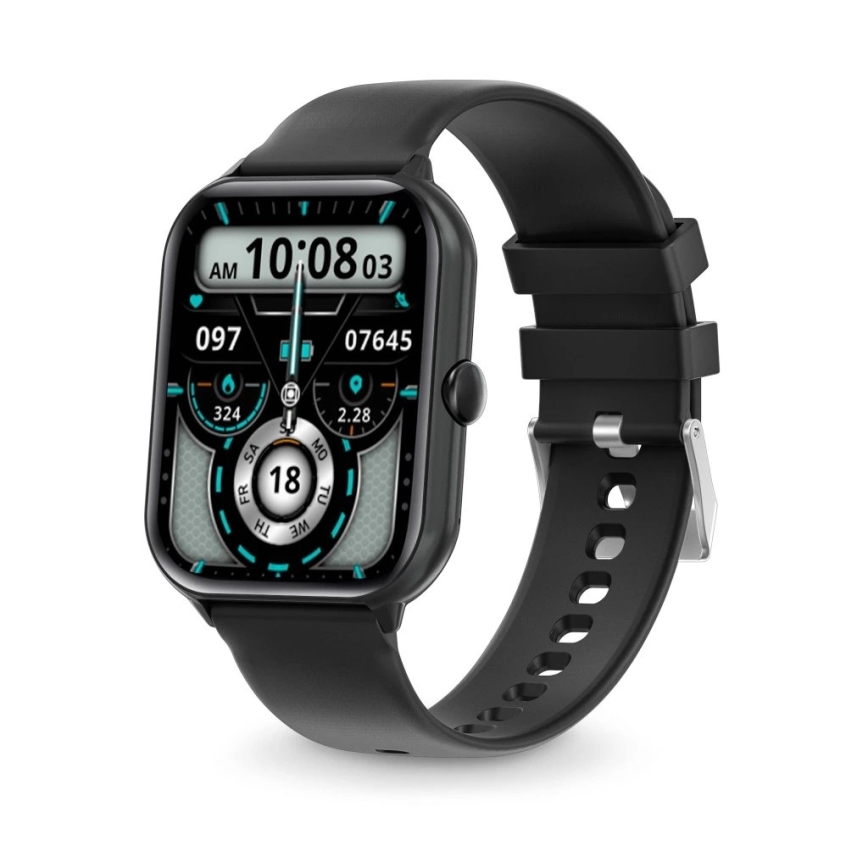 Aligator AW10BK - Smartklocka Watch GO, 220 mAh, IP67, svart