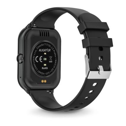 Aligator AW10BK - Smartklocka Watch GO, 220 mAh, IP67, svart