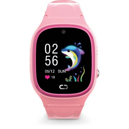 Aligator AW11PK - smartklocka Watch Junior 2 450 mAh IP67 Wi-Fi rosa