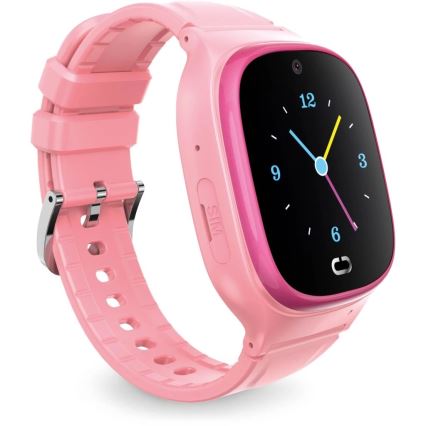 Aligator AW11PK - smartklocka Watch Junior 2 450 mAh IP67 Wi-Fi rosa