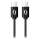 Aligator DATKP58 - USB-kabel USB-C till USB-C, 65 W Power Delivery, 2,5 m, svart
