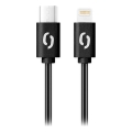 Aligator DATKP60 - USB kabel USB-C / Lightning 30W Power Delivery 2,5m svart