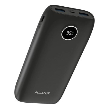Aligator PBPD20BK - Powerbank med LCD-display Power Delivery 20000 mAh/20W/3,7V svart