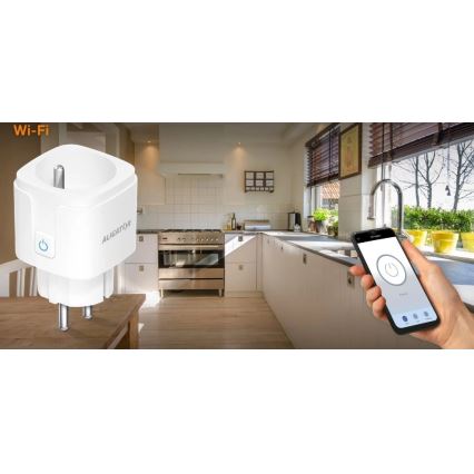 Aligator WAL001 - Smart uttag 3680W/230V/Typ E/16A Wi-Fi Tuya