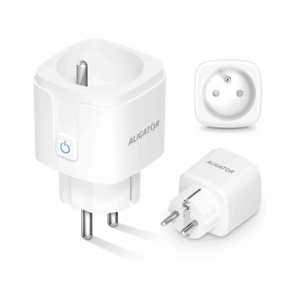 Aligator WAL001 - Smart uttag 3680W/230V/Typ E/16A Wi-Fi Tuya