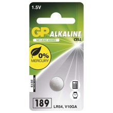 Alkaliska knappcellsbatterier LR54 GP ALKALINE 1,5V/44 mAh