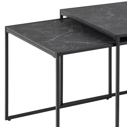 ALMA 3-delars soffbordssats, antracit